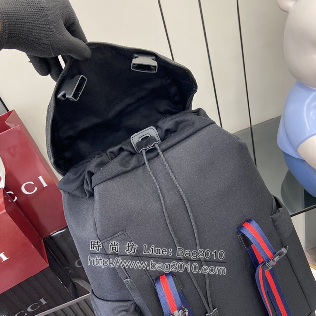 Gucci專櫃古馳最新款男士背包雙肩包 jh2400型號：429037